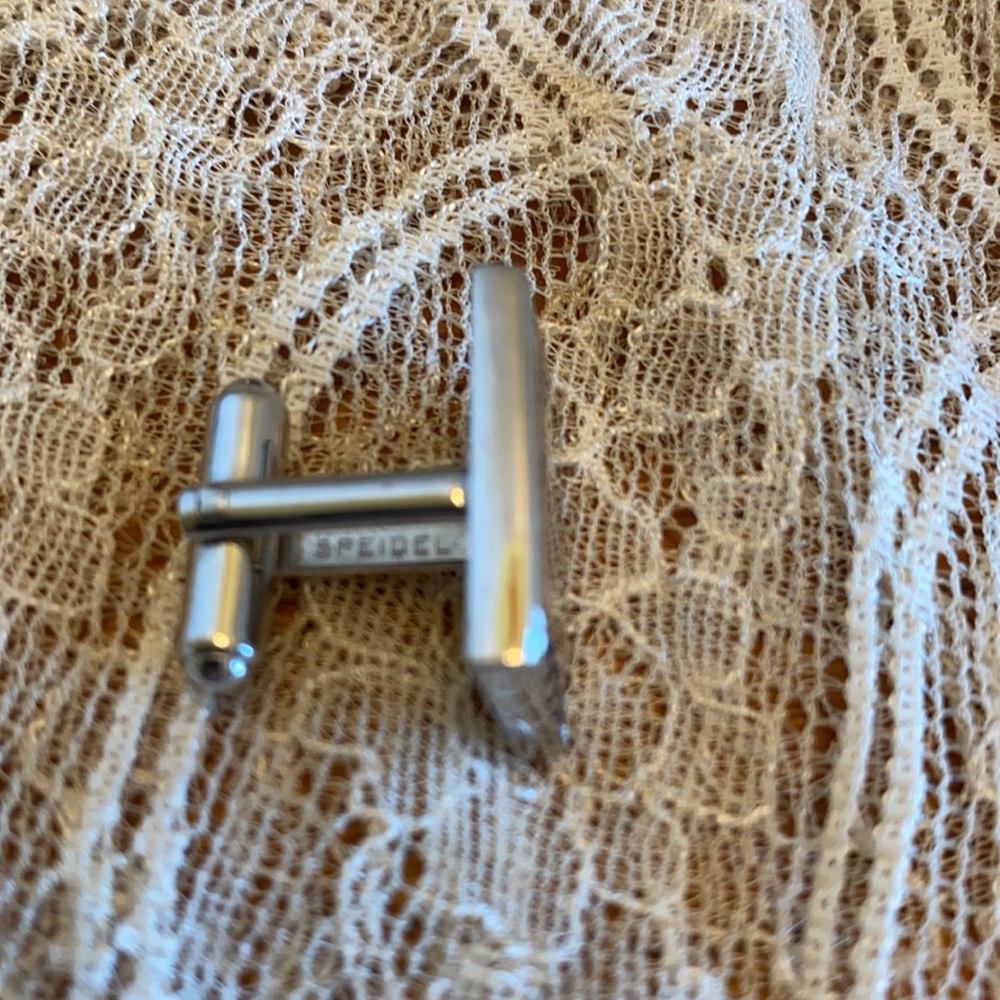 Vintage Speidel Rectangular Silver Tone Mirror Fi… - image 4